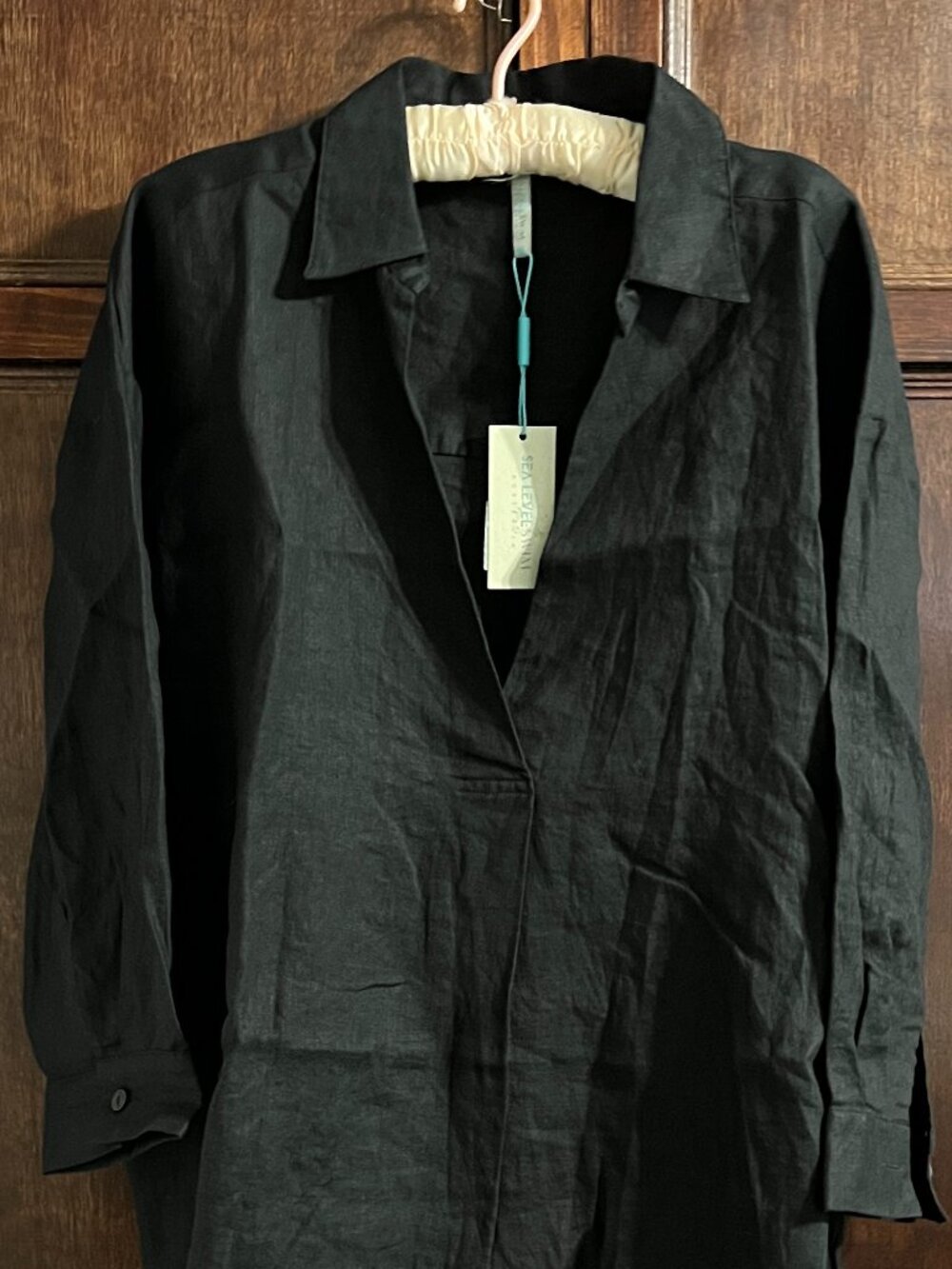 SEA LEVEL KYOTO OVER SIZED LINEN POPOVER SIZE M
